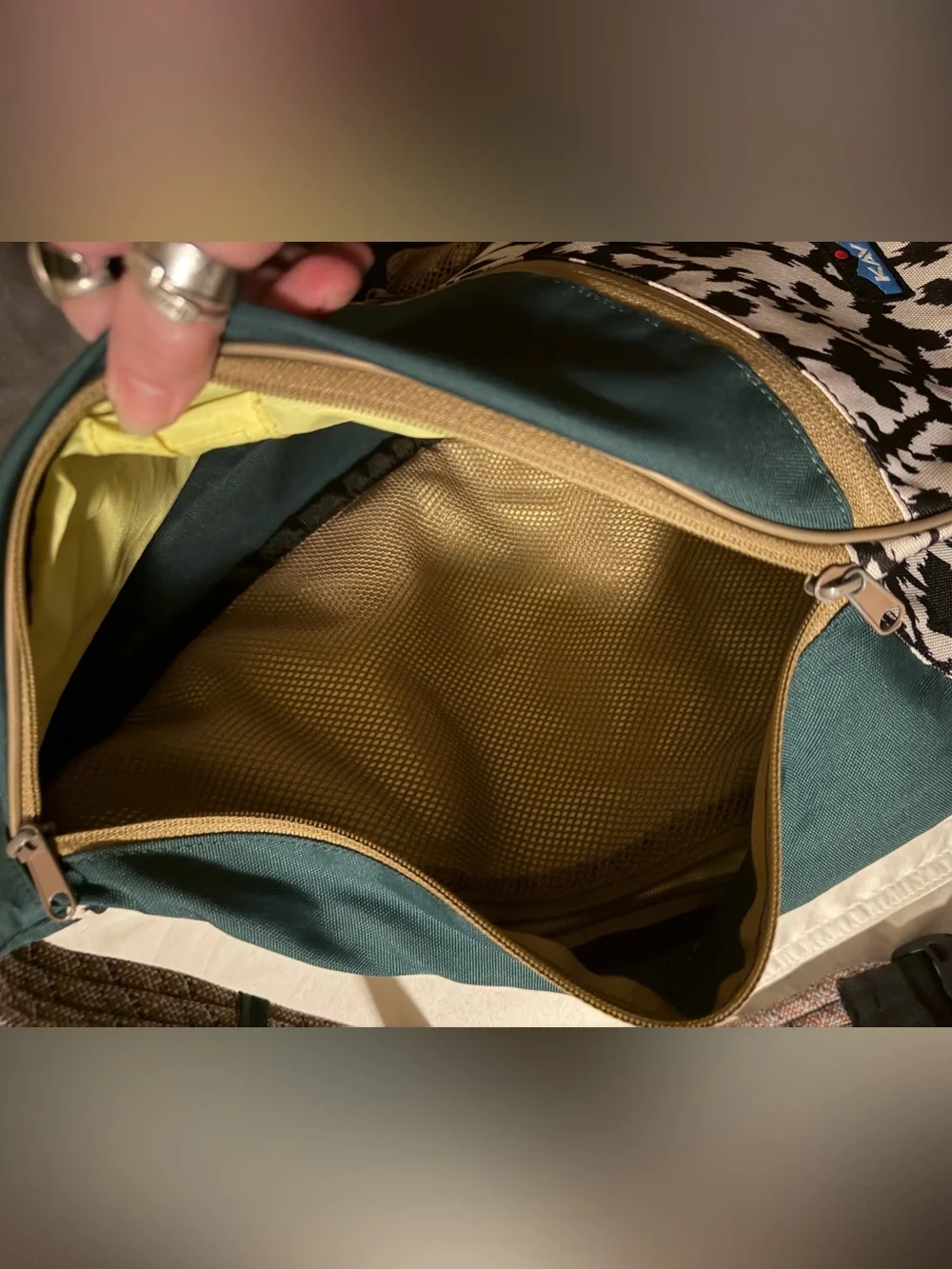 Kavu Sling Canvas, Rope and Leather Pack/Bag